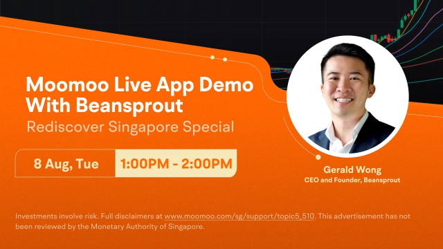 Moomoo LiveアプリのBeansproutとのデモ-シンガポールを再発見するスペシャル