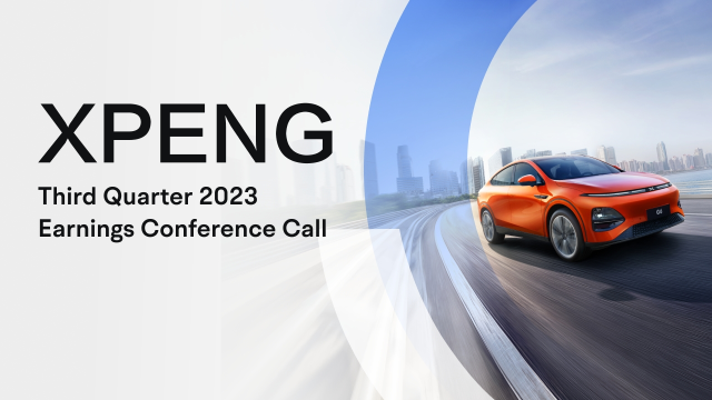 XPENG Third Quarter 2023 Earnings Conference Call