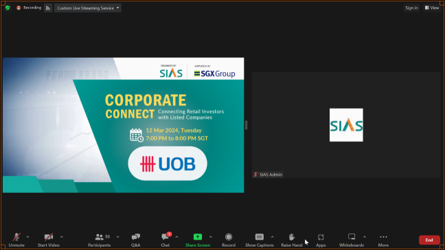 Corporate Connect Webinar featuring UOB Group